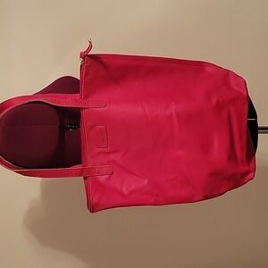 Red Leather Tote Bag JM New York
